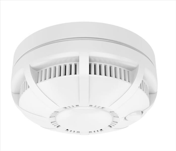 Smoke Detector Isolated. 3D rendering